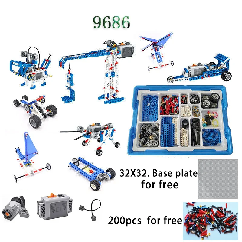 9686 High-Tech parts multi Tec - Renewable Energy Lego recension och pris