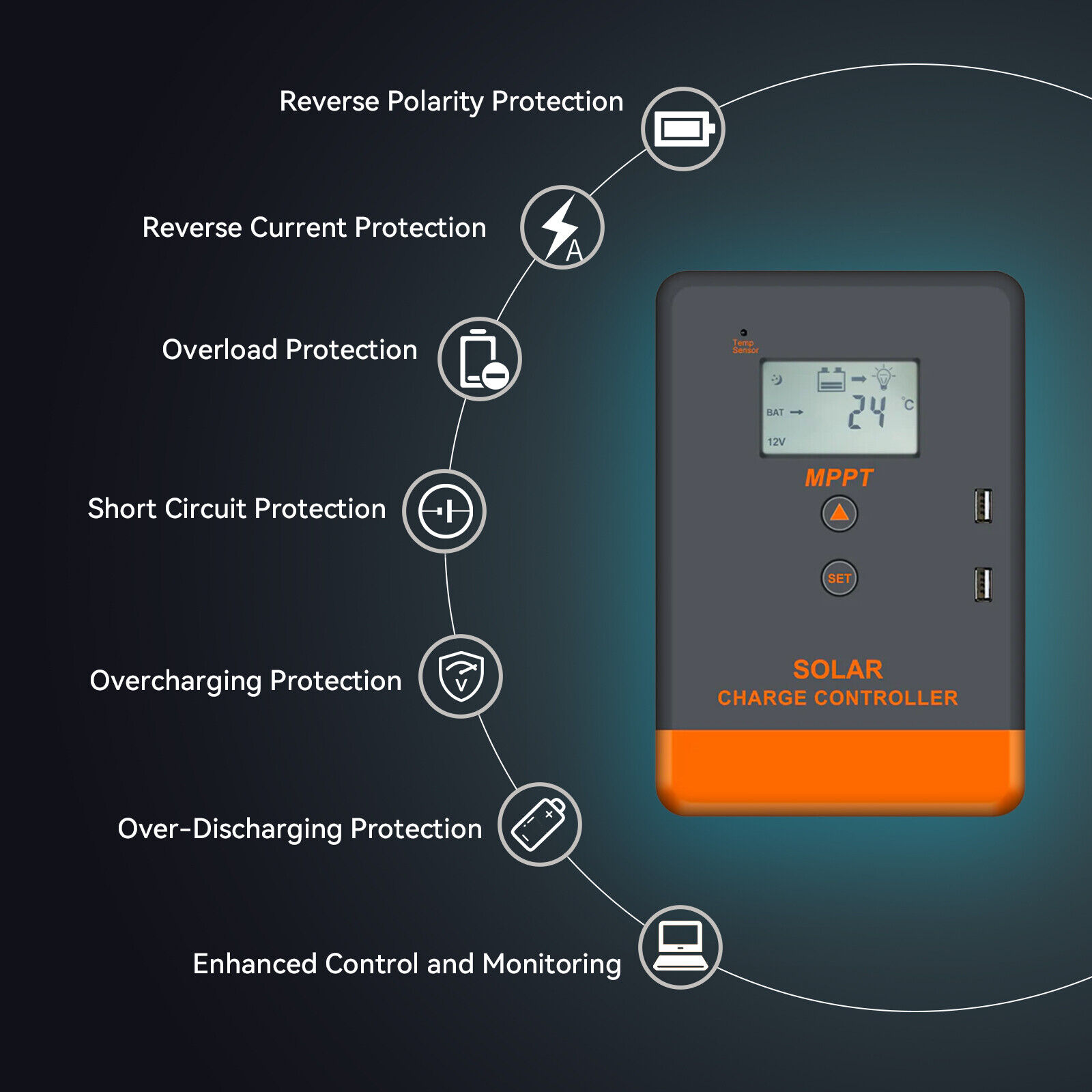 PowMr Keeper Series MPPT Solar - Pwm Charge Controller recension och pris