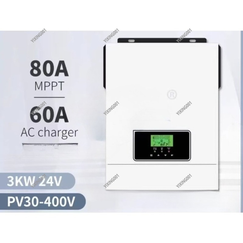 3KVA/2400W 24V Solar Inverter  - Pwm Charge Controller recension och pris