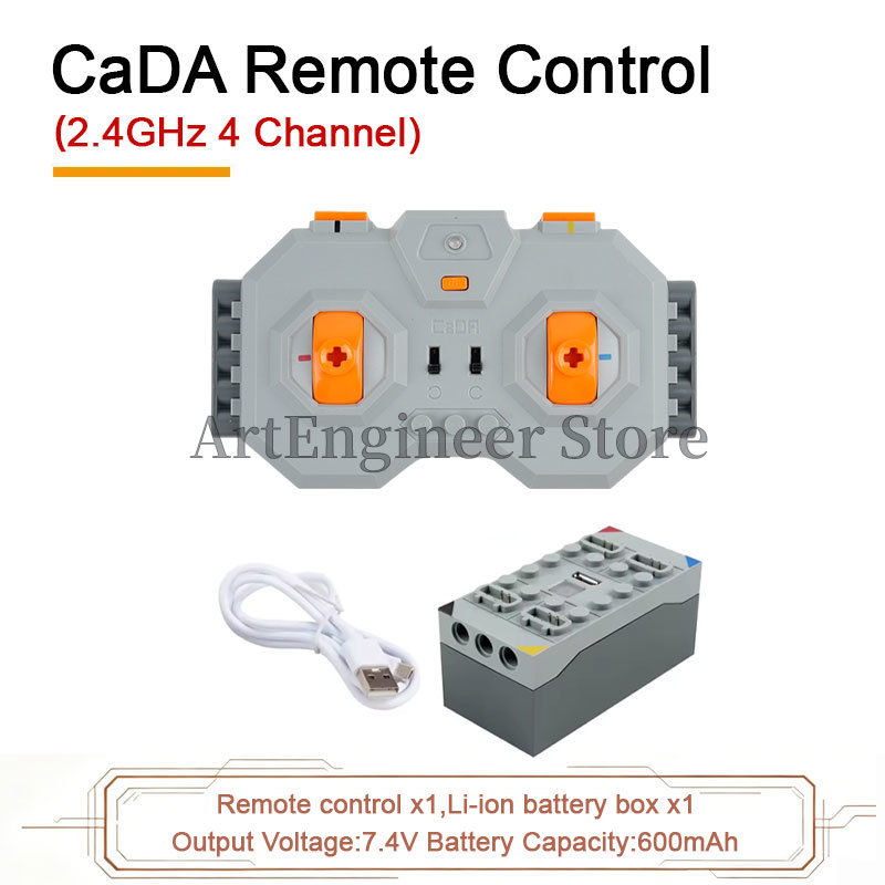CaDA Power Functions M/L/Servo - Renewable Energy Lego recension och pris
