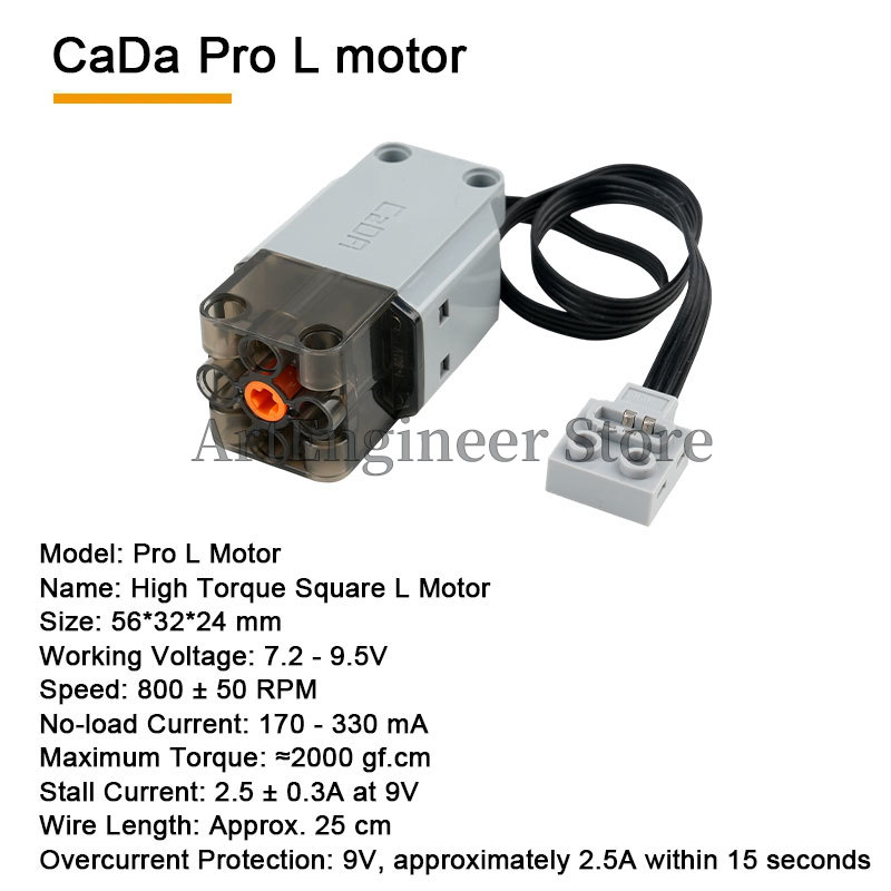 CaDA Power Functions M/L/Servo - Renewable Energy Lego recension och pris