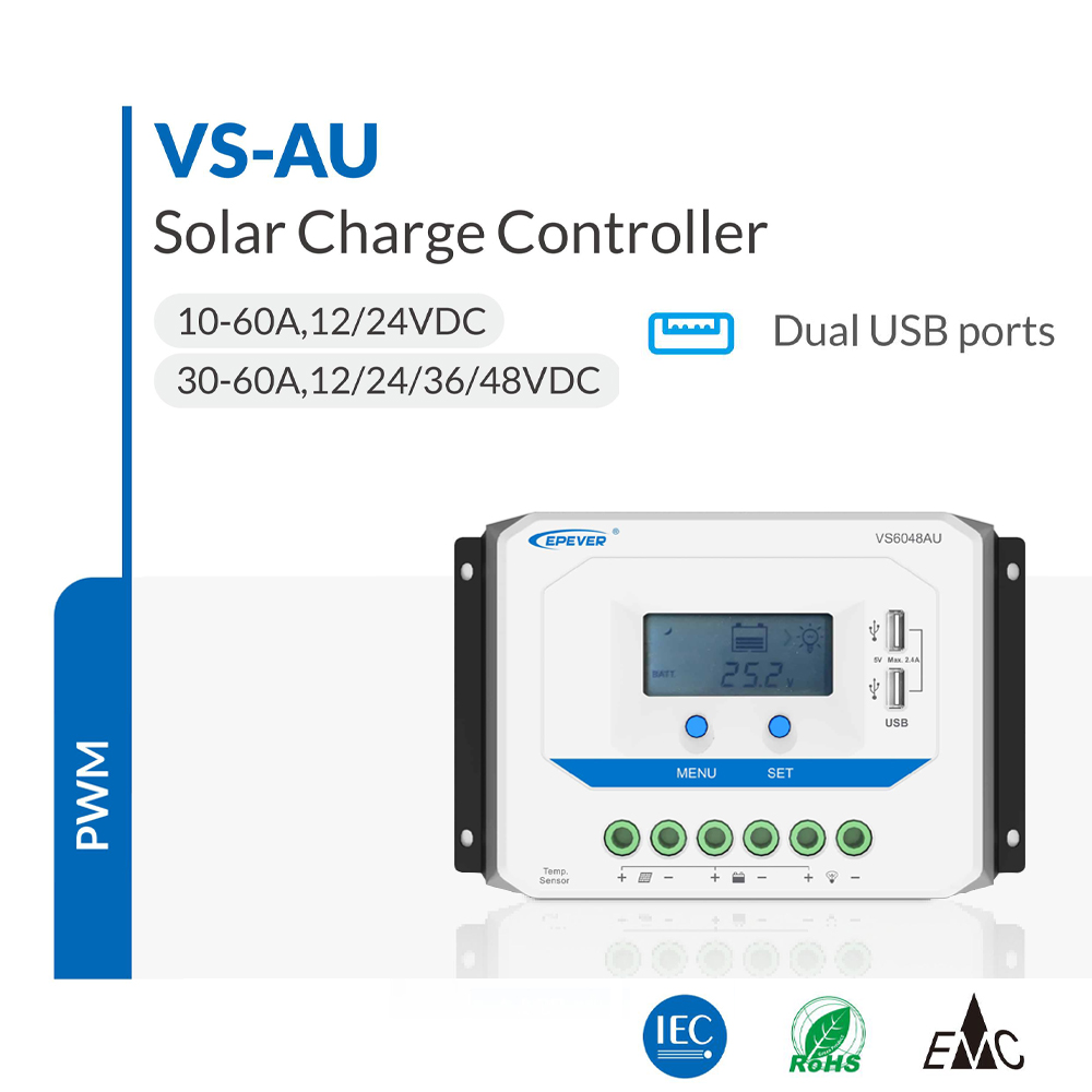 EPEVER 10A 20A 30A 45A 60A PWM - Pwm Charge Controller recension och pris