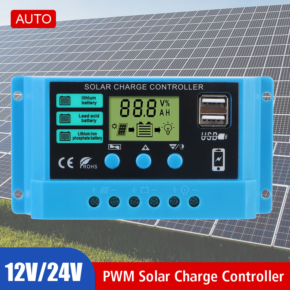 Solar Controller 30A Solar Cha - Pwm Charge Controller recension och pris